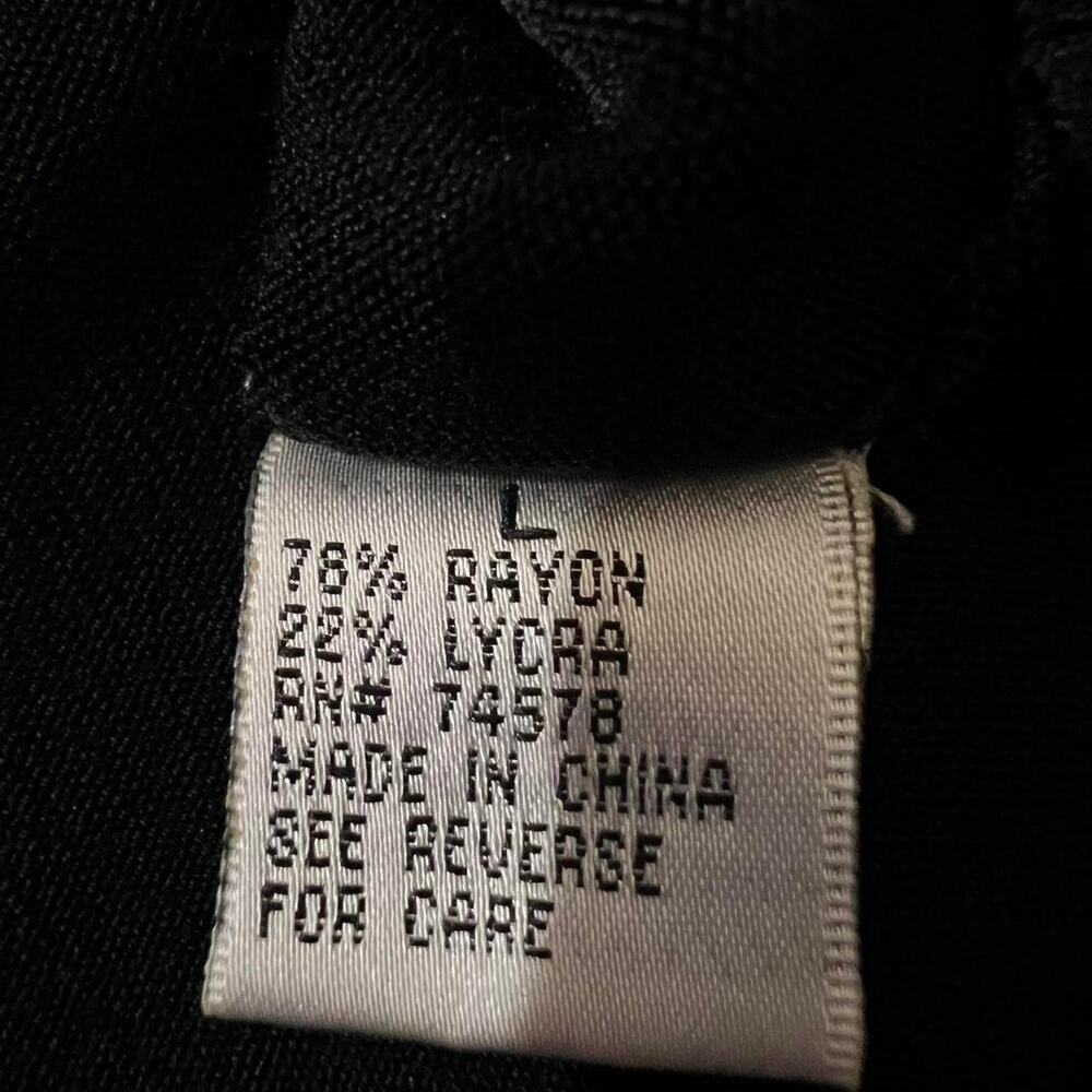 Cache Black Mesh Flame Appliqu Halter Top Y2k / E… - image 8